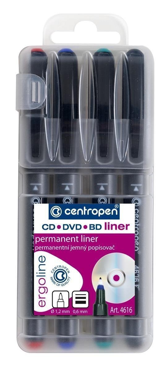 Centropen Liner na CDDVDBD 4616 4 ks