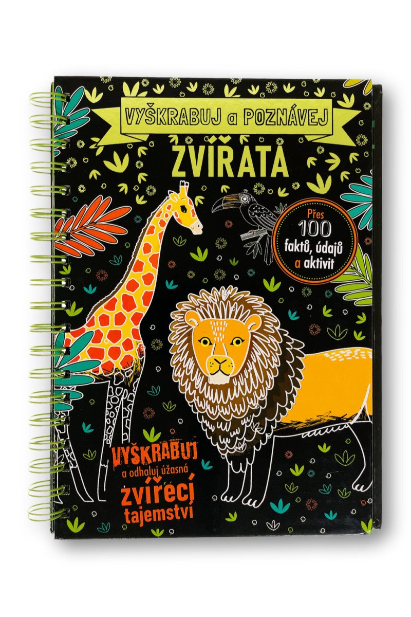 Vyškrabuj a poznávej Zvířata – Ganeriová Anita