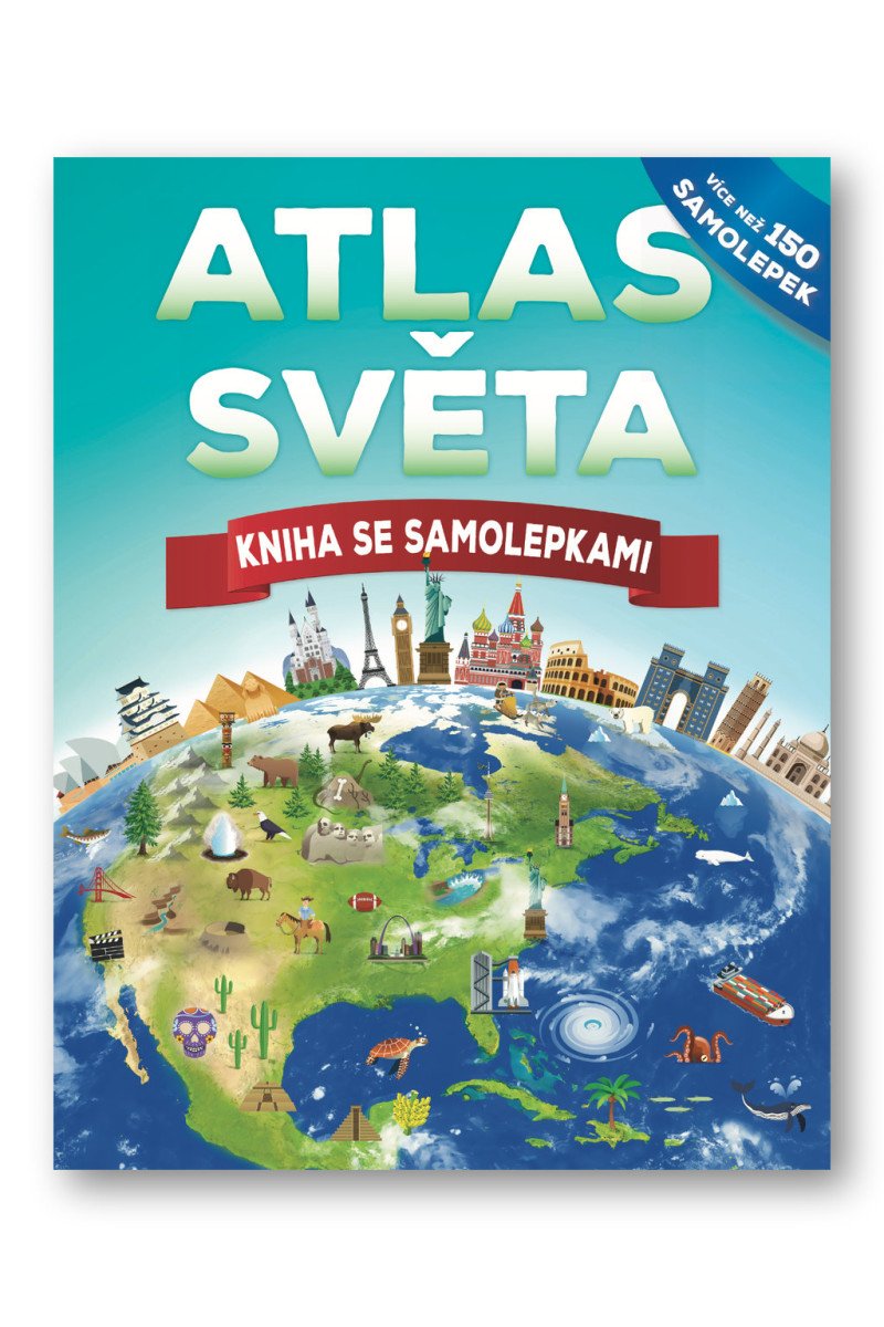 Atlas světa - Kniha se samolepkami – Malam John