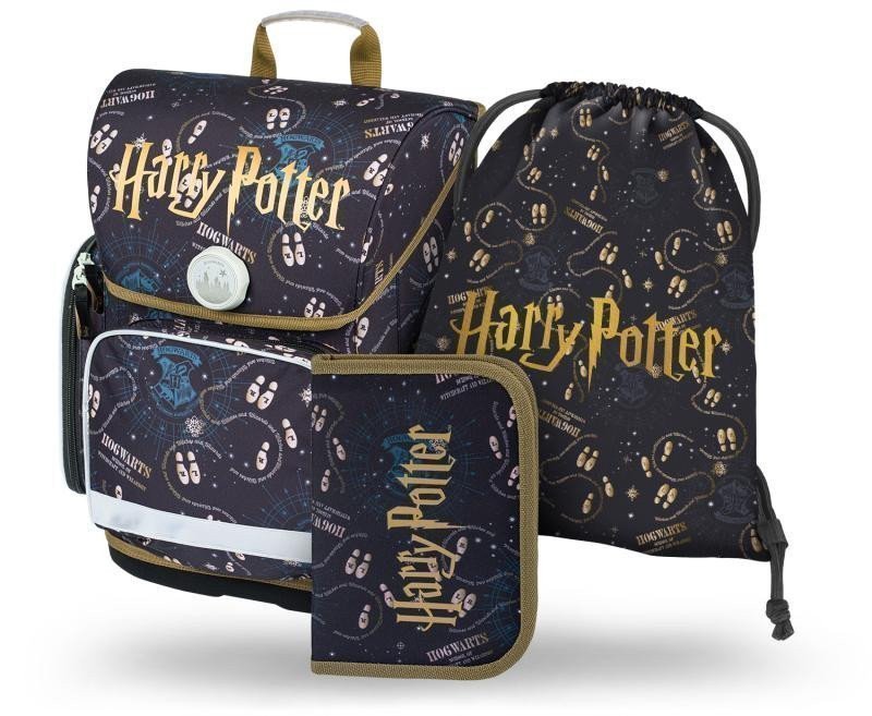BAAGL Set 3 ks Ergo - Harry Potter Pobertův plánek aktovka penál sáček