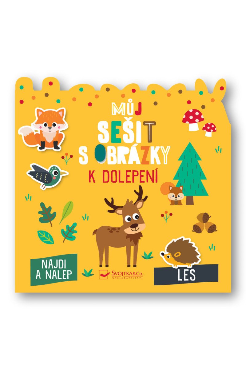 Můj sešit s obrázky k dolepení Les – Carotte et Compagne