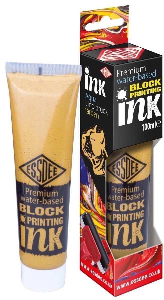 ESSDEE Premium Barva na linoryt metalická v tubě 100ml - Gold