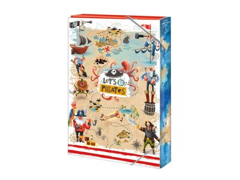 Box na sešity A4 Lets be Pirates