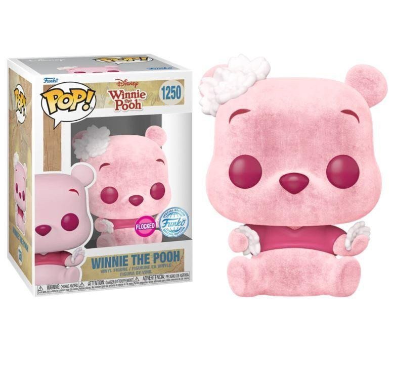 Funko POP Disney Winnie the Pooh - Pooh Cherry Blossom FLOCKED exclusive special edition