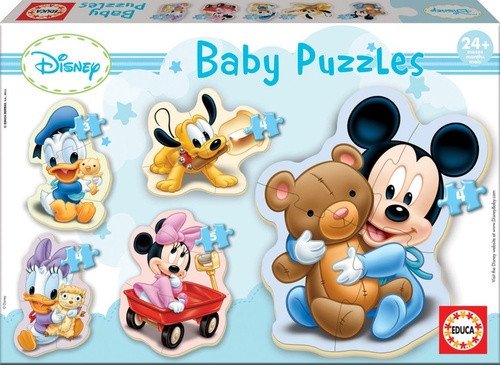 Baby puzzle Miminka Disney 5v1 3-5 dílků