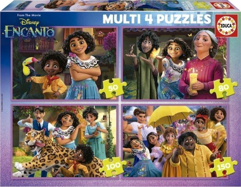 Puzzle Encanto 4v1 5080100150 dílků