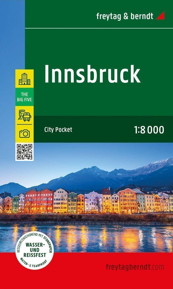 Innsbruck 18 000 kapesní mapa města