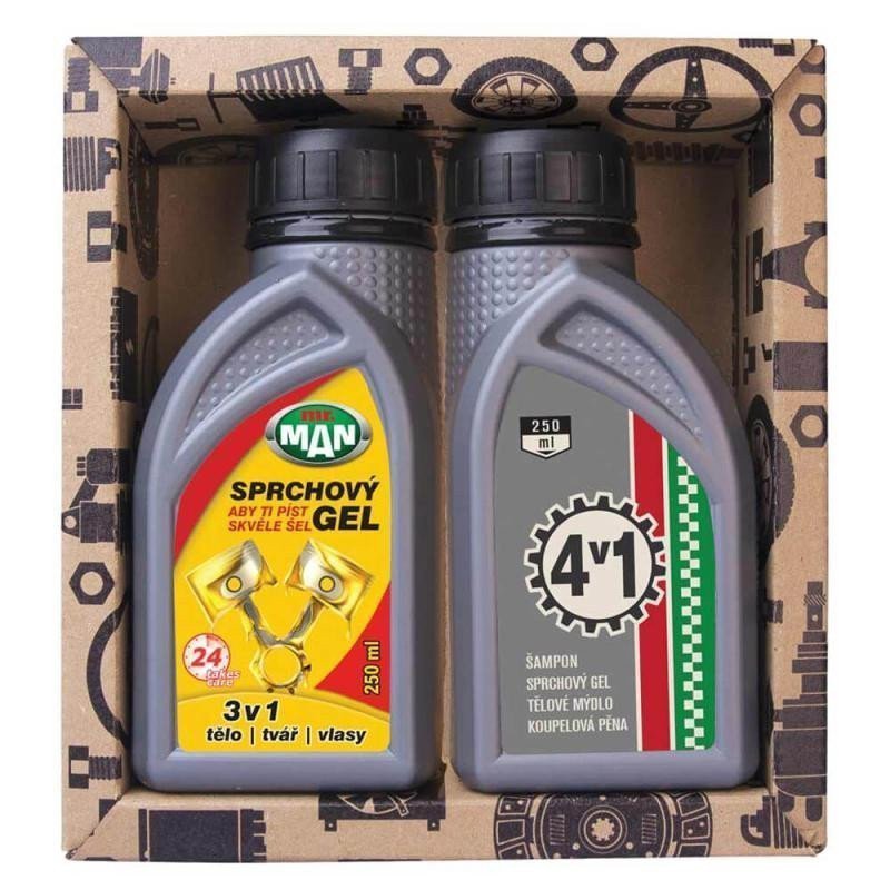 Dárková sada Industrial pro muže gel gel 4v1