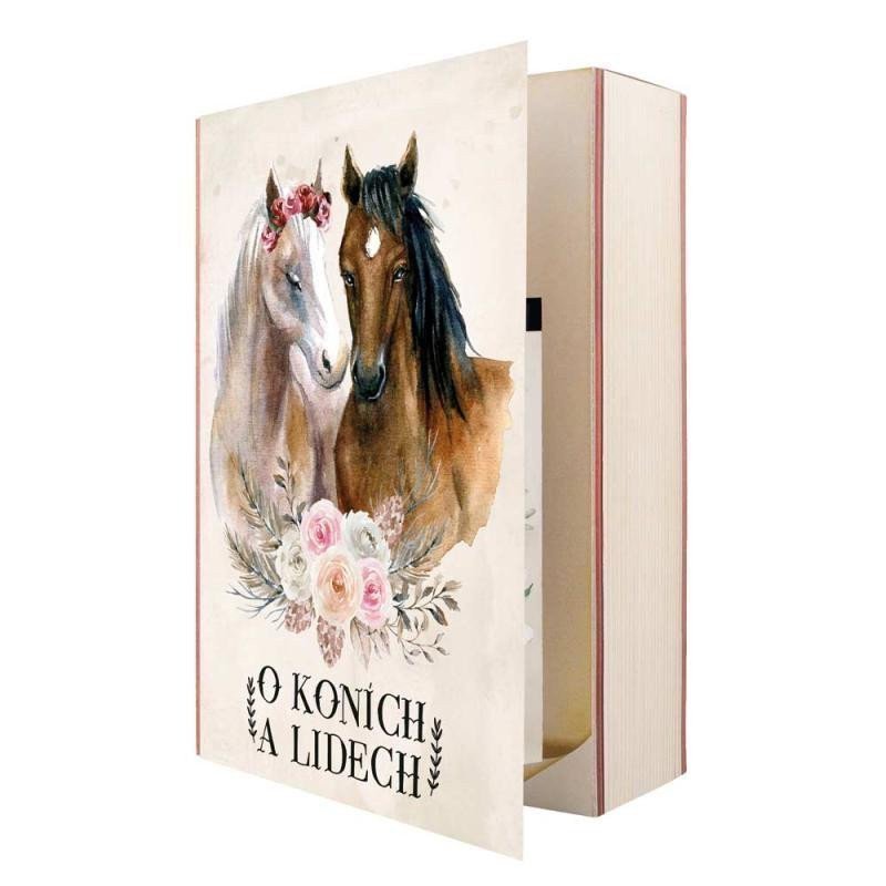 Dárková sada malá kniha - O koních a lidech sprchový gel šampon