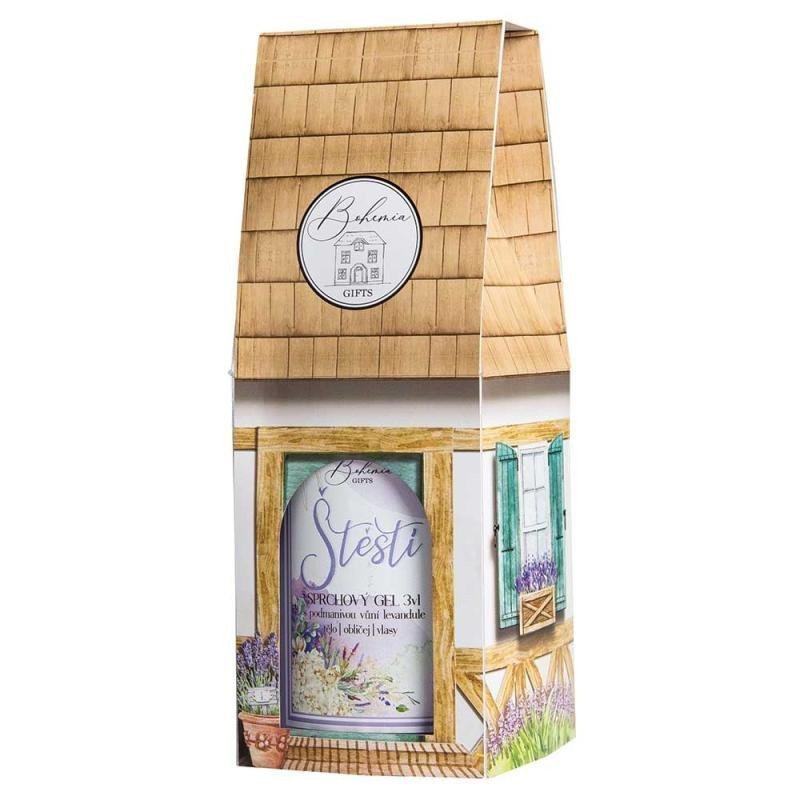 Domeček - Štěstí sprchový gel 3v1 500 ml s vůní levandule