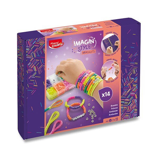 Maped Kreativní sada ImaginStyle Bracelets - Neon