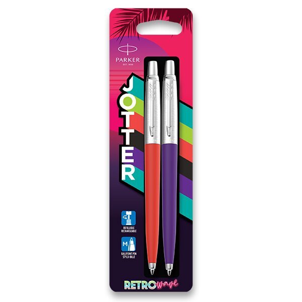 Parker kuličkové pero Jotter Originals Retro - RedPurple