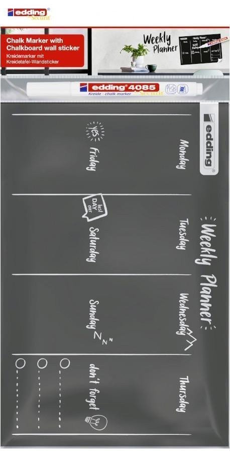 Edding Popisovač křídový 4085 - bílý plánovač