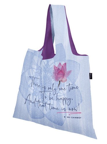 Taška nákupní anglická 50x42cm There is only one time