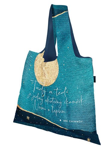 Taška nákupní skládací 50x42cm Tady a teď