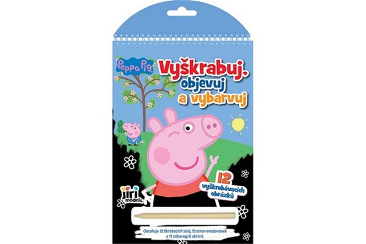 Prasátko Peppa - Vyškrabuj objevuj vybarvuj