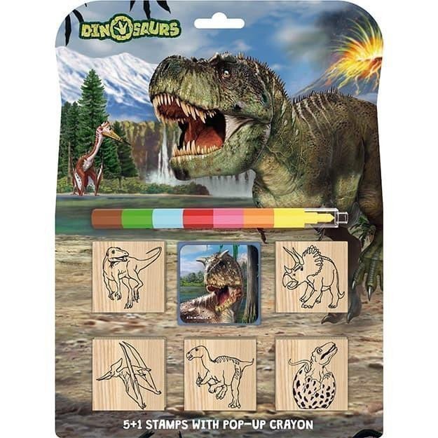 Dinosauři - Razítka 51 s voskovkou