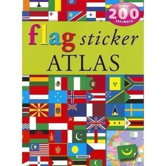 Flag sticker atlas -over 200 stickers AJ (2023)
