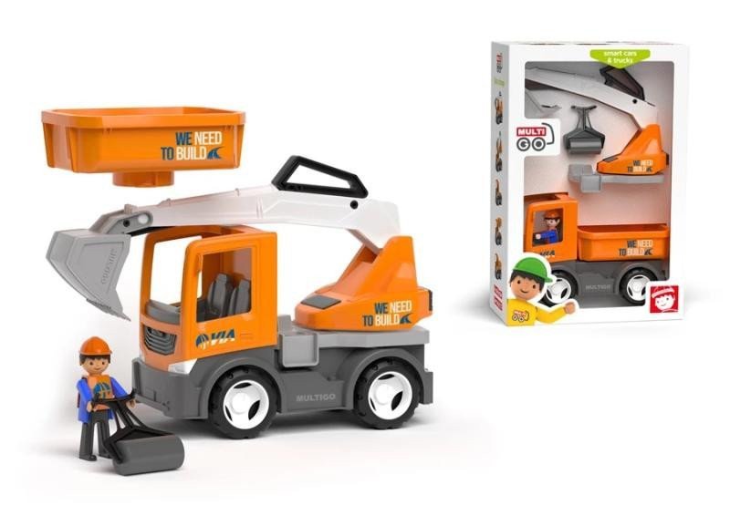 MULTIGO ÚDRŽBA SILNIC 21 - Auto s Igráčkem bagr valník válec