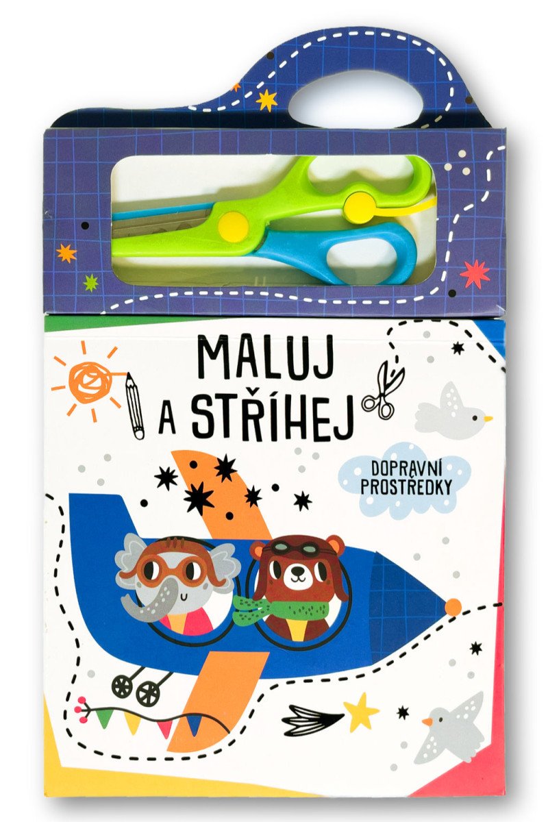 Maluj a stříhej Dopravní prostředky