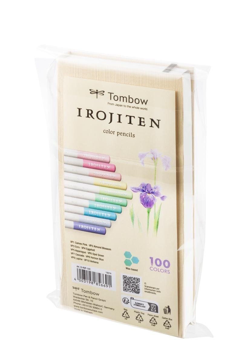 Tombow Pastelky IROJITEN - set Very pale tone lll 10 odstínů