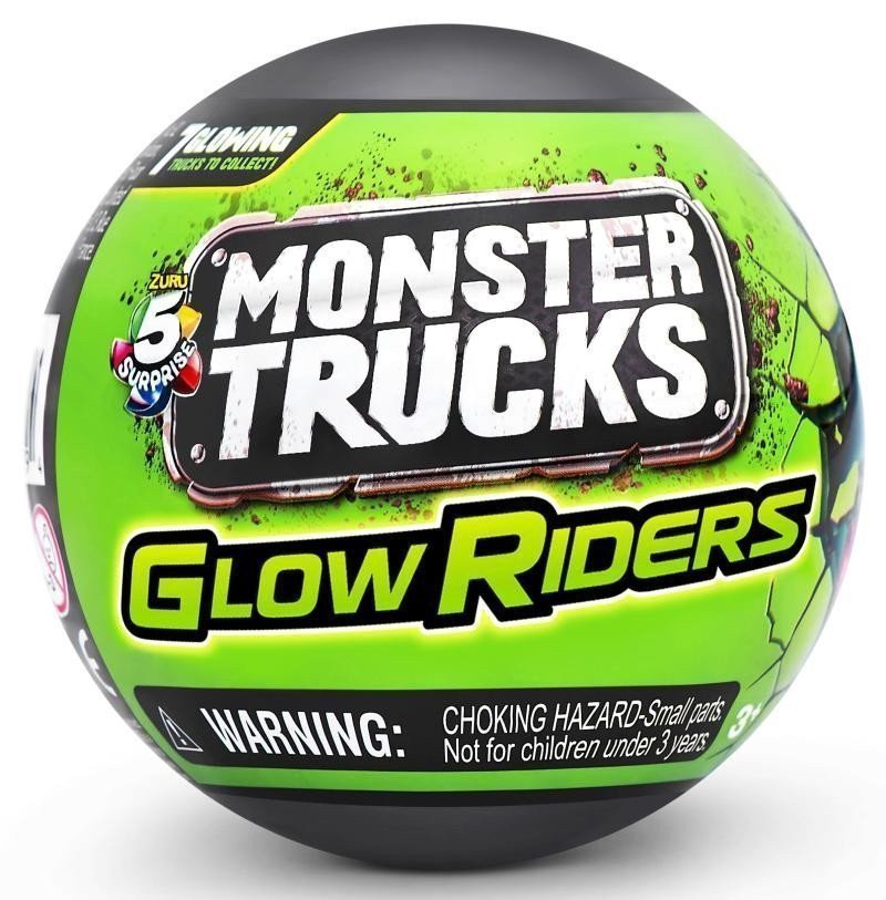 Zuru 5 Surprise Monster Trucks - Glow Riders