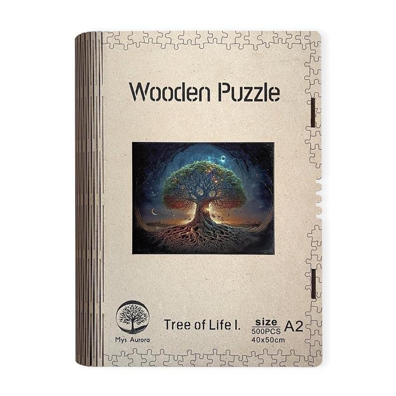Dřevěné puzzleStrom života I A2