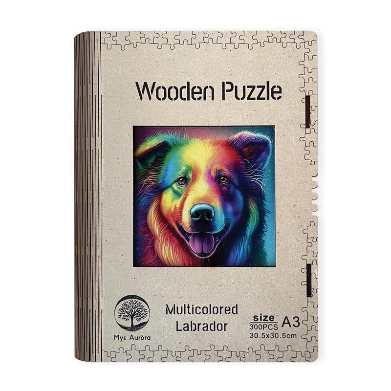 Dřevěné puzzleLabrador A3