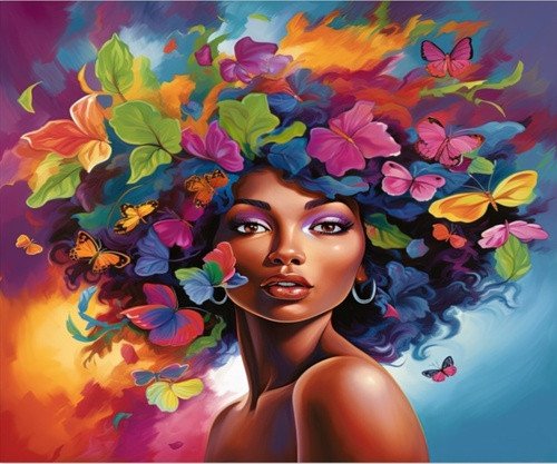 Dřevěné puzzleFloral Latina A2