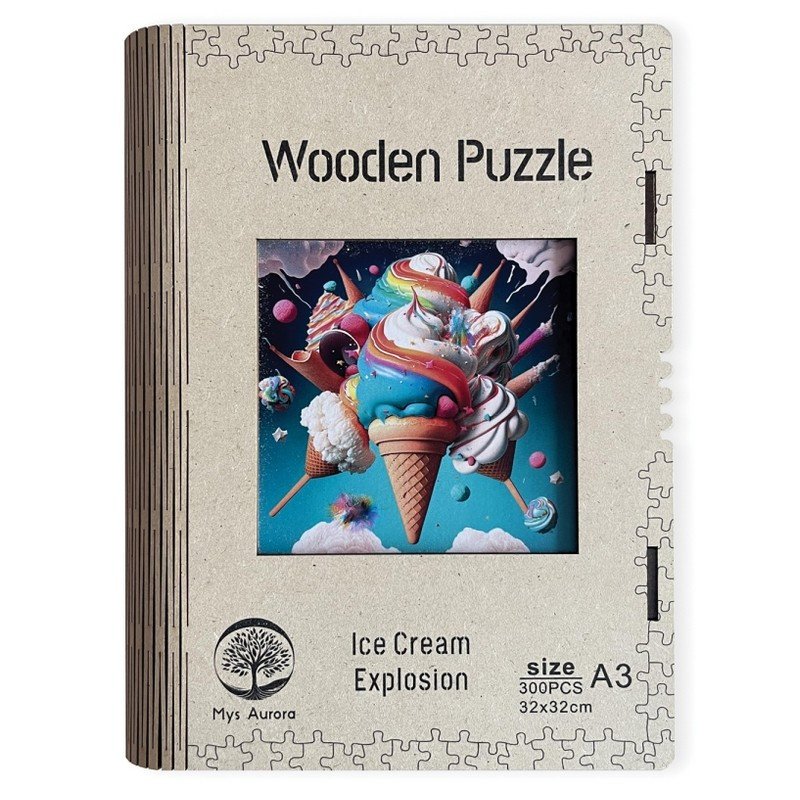 Dřevěné puzzleZmrzlinová exploze A3