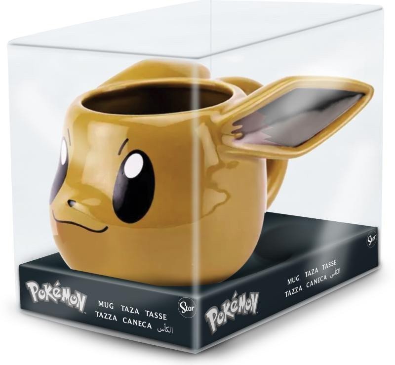 Pokémon Hrnek 3D - Eevee 440 ml
