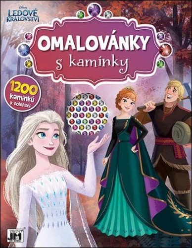 Ledové království - Omalovánky s kamínky
