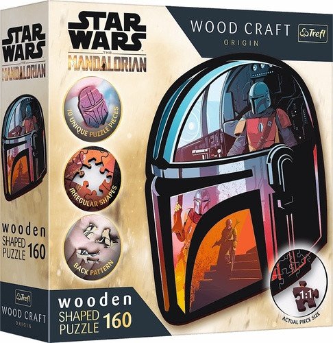 Puzzle Wood Craft Origin The Mandalorian 160 dílků
