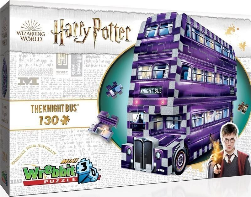 Puzzle 3D Harry Potter Záchranný autobus 130 dílků