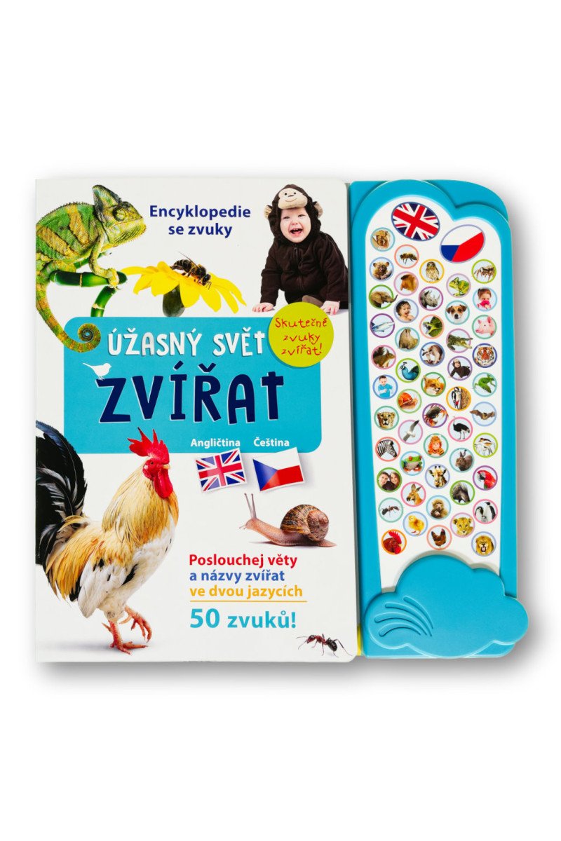 Úžasný svět zvířat - Encyklopedie se zvuky anglickyčesky