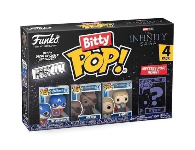 Funko Bitty POP Marvel - Capt America 4pack
