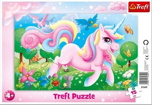 Puzzle Magický svět jednorožců15 dílků
