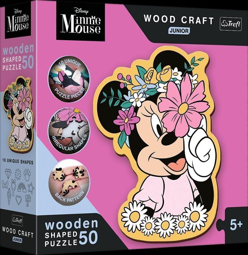 Puzzle Wood Craft Junior Ve světě Minnie