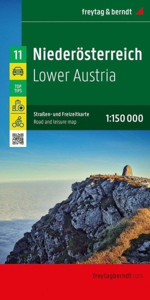 Dolní Rakousko 1:150 000 / silniční a rekreační mapa (2023)