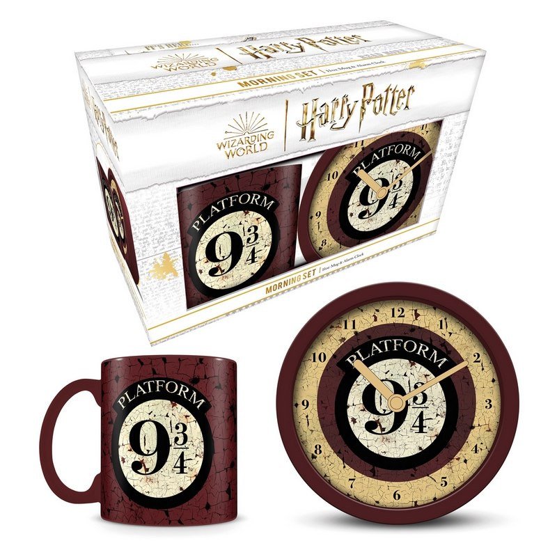Harry Potter Dárkový set 9 a 34 hodiny a budík