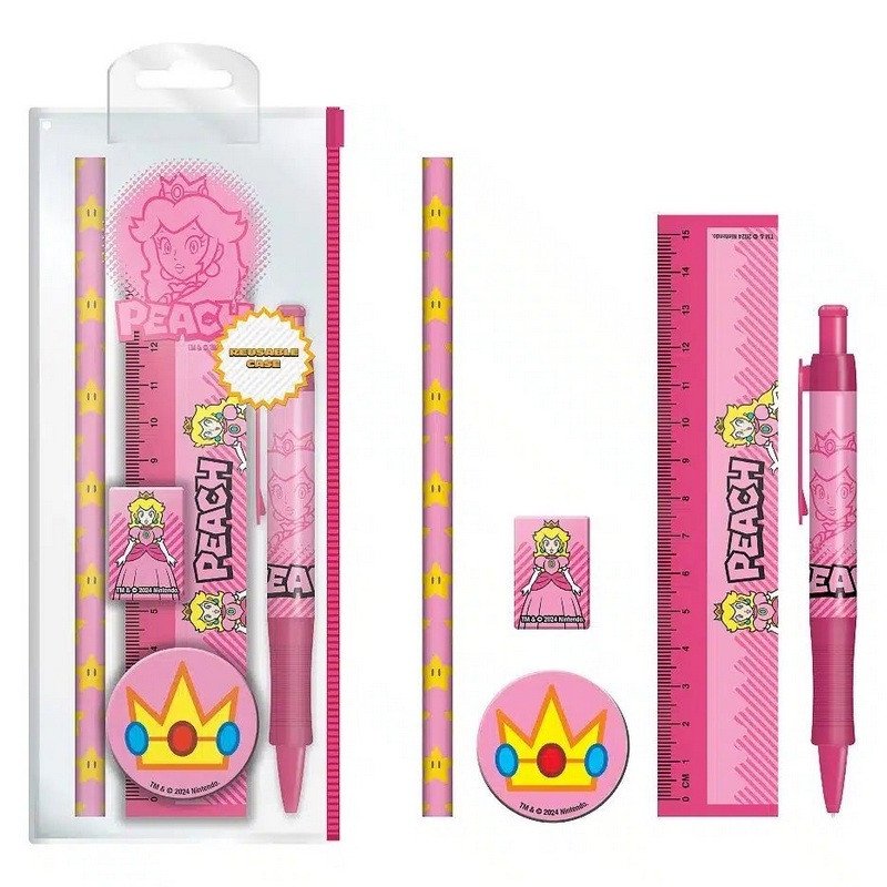 Super Mario Školní set - Peach