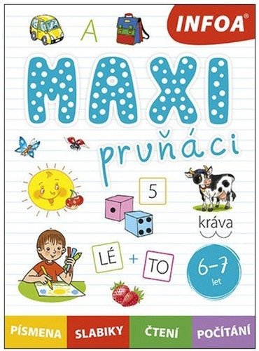 Maxi prvňáci 6-7 let písmena slabiky čtení počítání