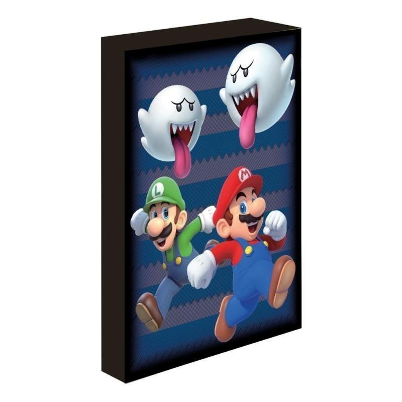 Obraz LED svítící Super Mario 30x40 cm