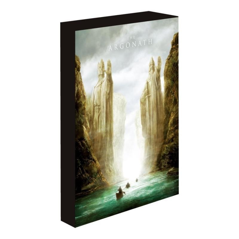 Obraz LED svítící 3D Pán Prstenu - Argonath 30x40 cm