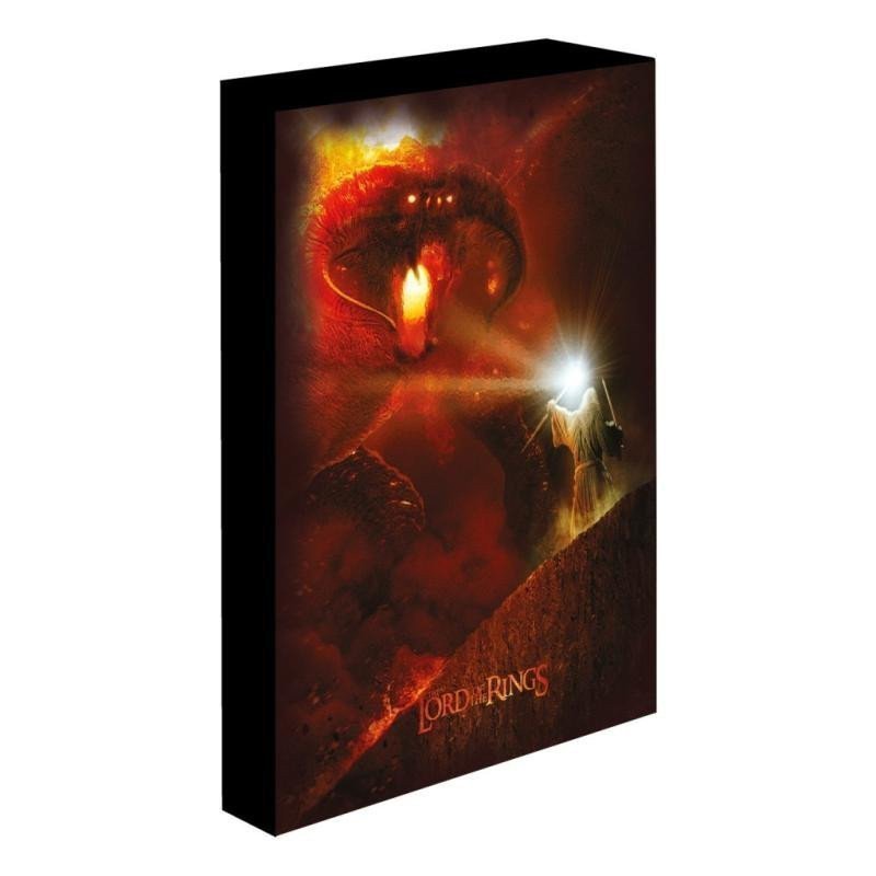Obraz LED svítící Pán Prstenu - Balrog 30x40 cm