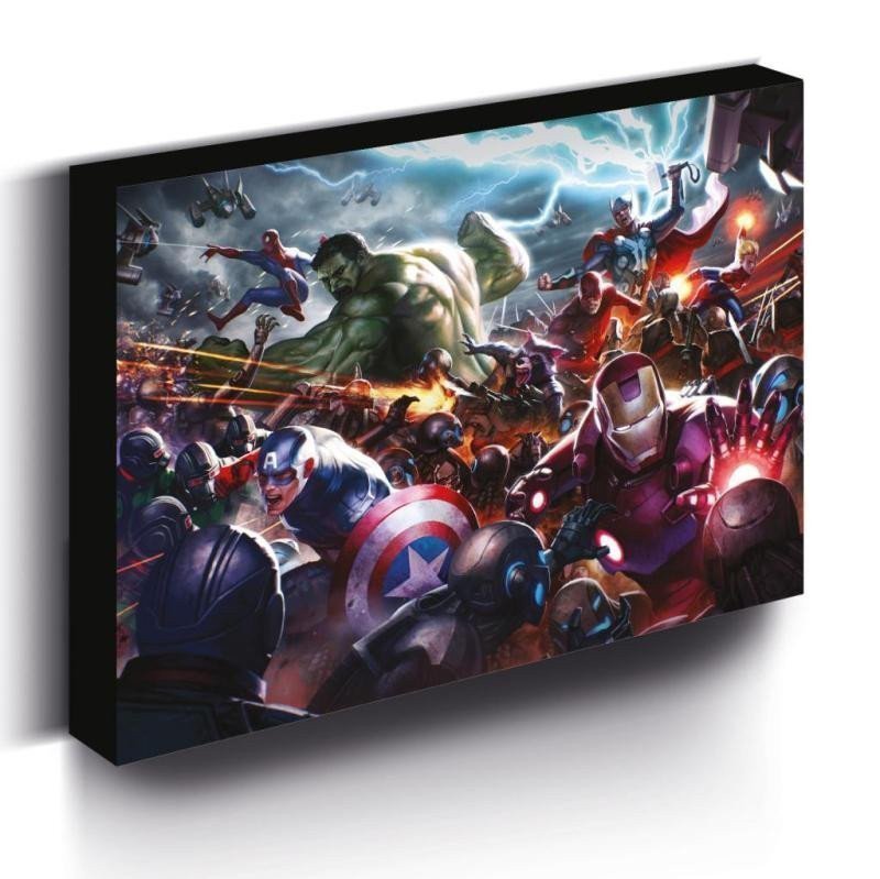 Obraz LED svítící Marvel 30x40 cm