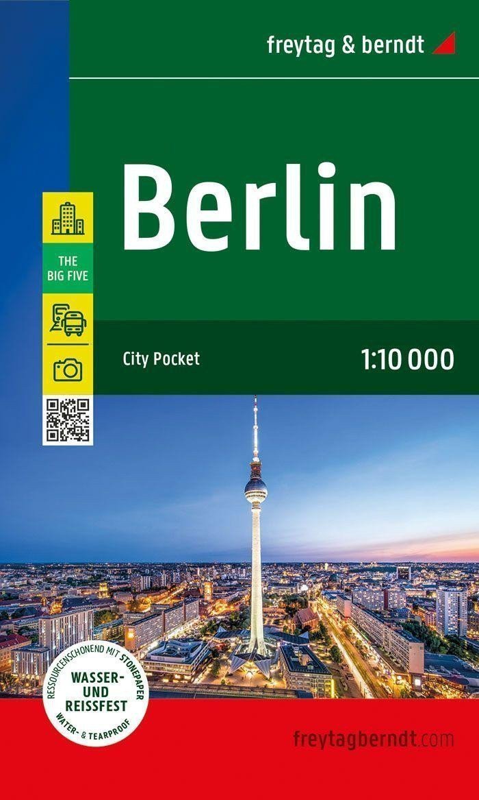 Berlín 110 000 mapa města