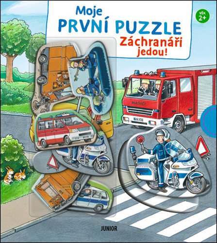 Moje první puzzle Záchranáři jedou - Hledej skládej a bav se s vozidly