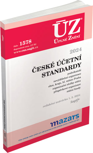 ÚZ 1578 České účetní standardy 2024
