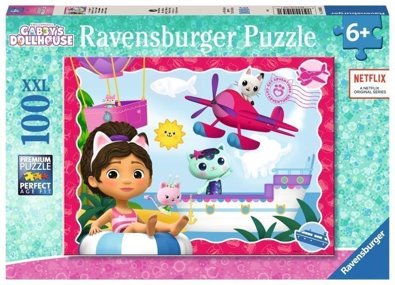 Puzzle Gabbys Dollhouse 100 dílků